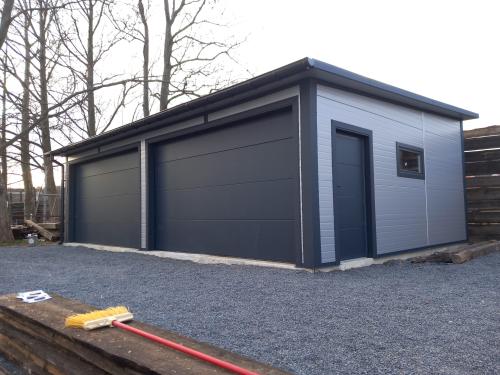 10 cm szendvicspanel garázs