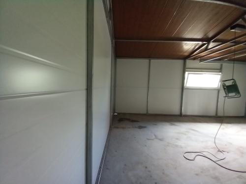 10 cm PIR szendvicspanel garázs