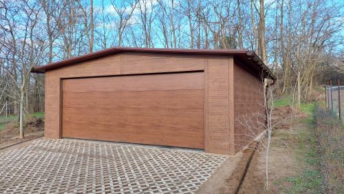 Szendvicspanel garázs 6,5x6 méter